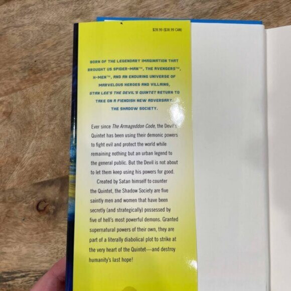 5/$20 NEW Stan Lee's The Devil's Quintet: The Shadow Society by J Bonansinga - Picture 2 of 4